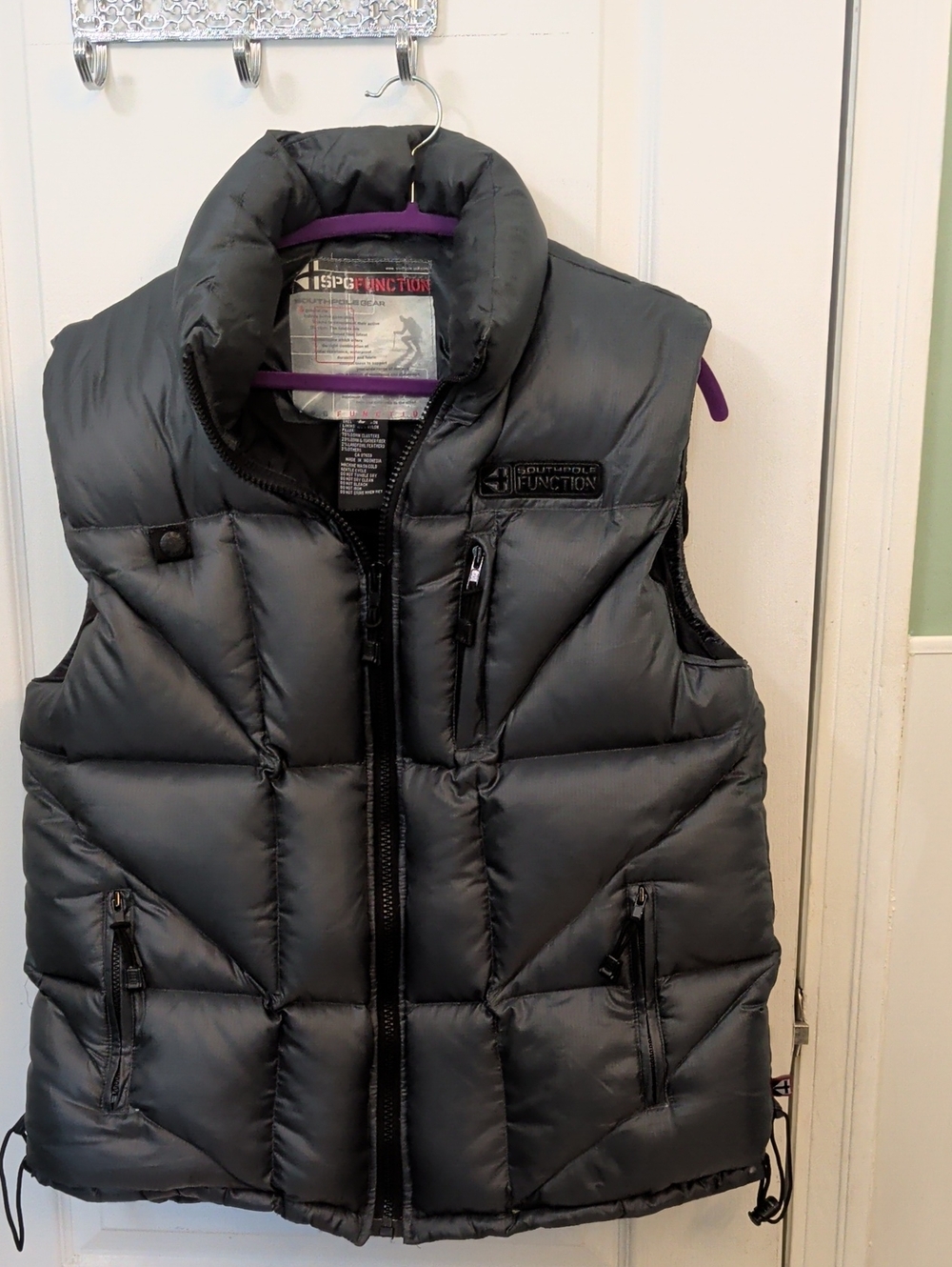 Southpole SPG Function Southpole Brand Black Quilted Puffer Vest